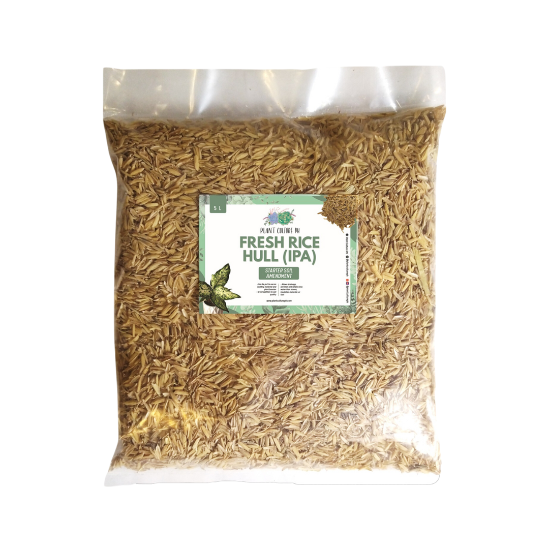 Fresh Rice Hull (Ipa) 5L by Plant Culture PH