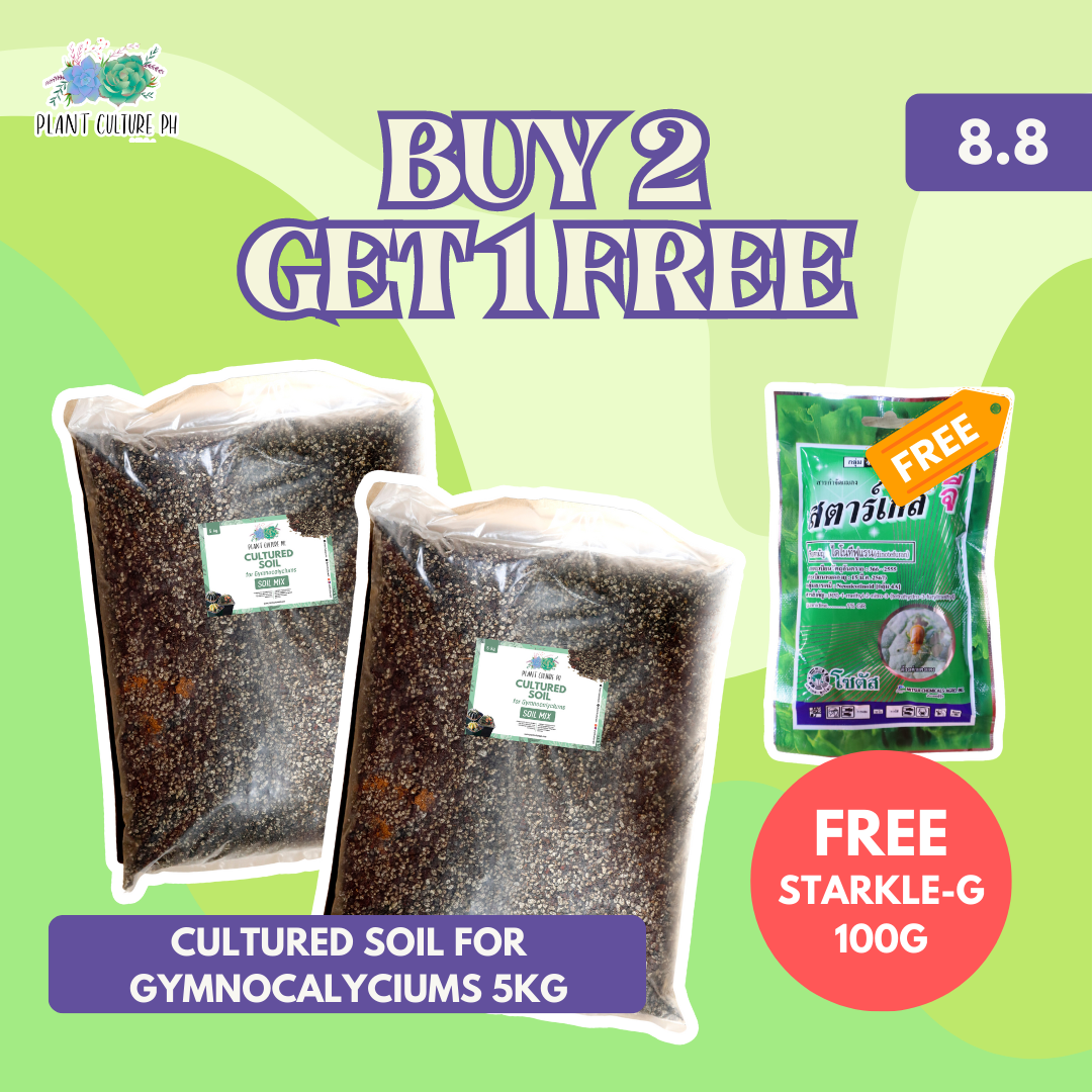 Plant Culture Buy 2 Cultured Soil for Gymnocalyciums 5kg Get 1 FREE Starkle G