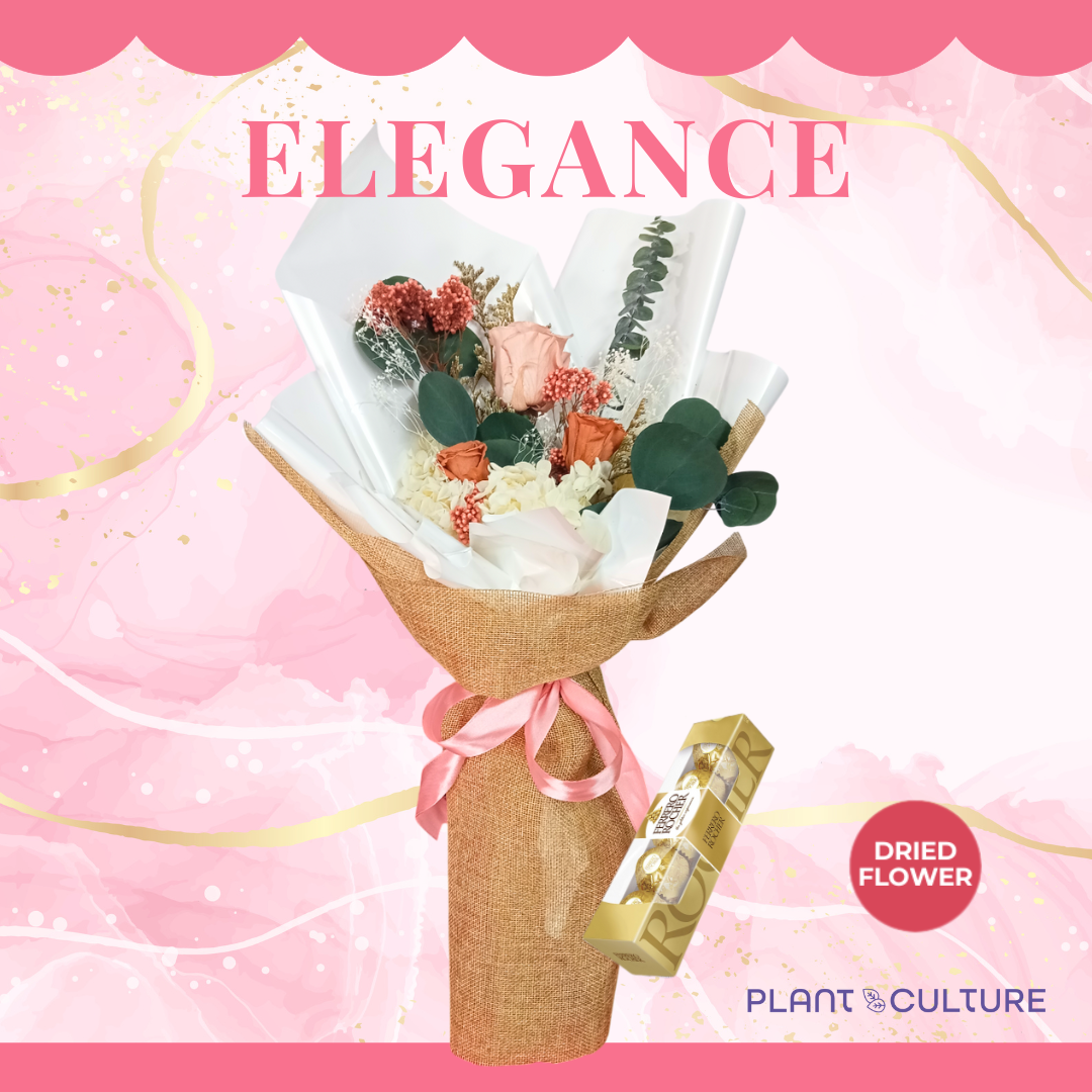 Elegance Preserved Dried Flower Arrangement