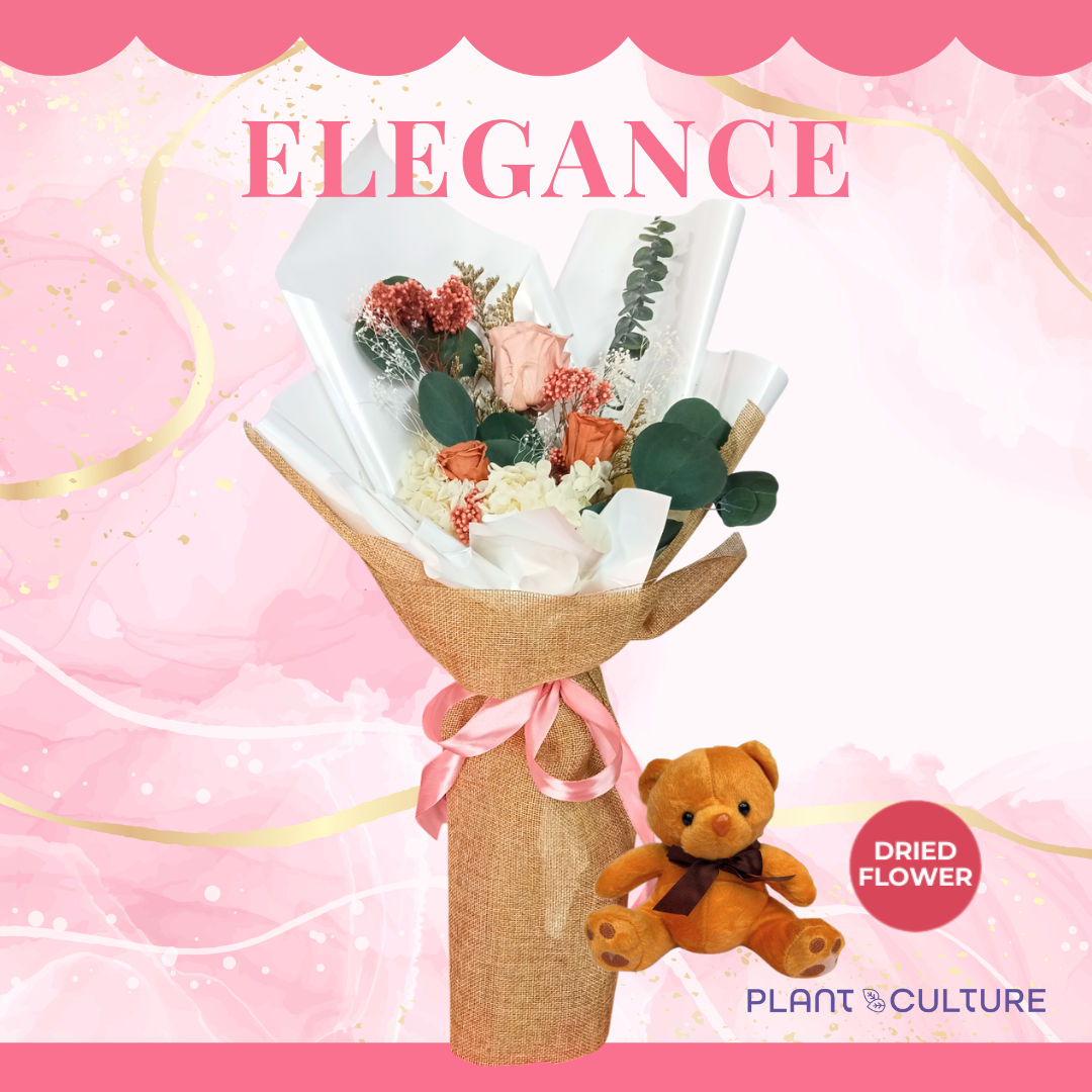 Elegance Preserved Dried Flower Arrangement