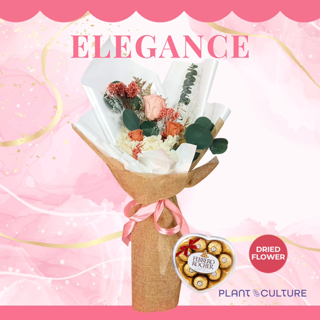 Elegance Preserved Dried Flower Arrangement
