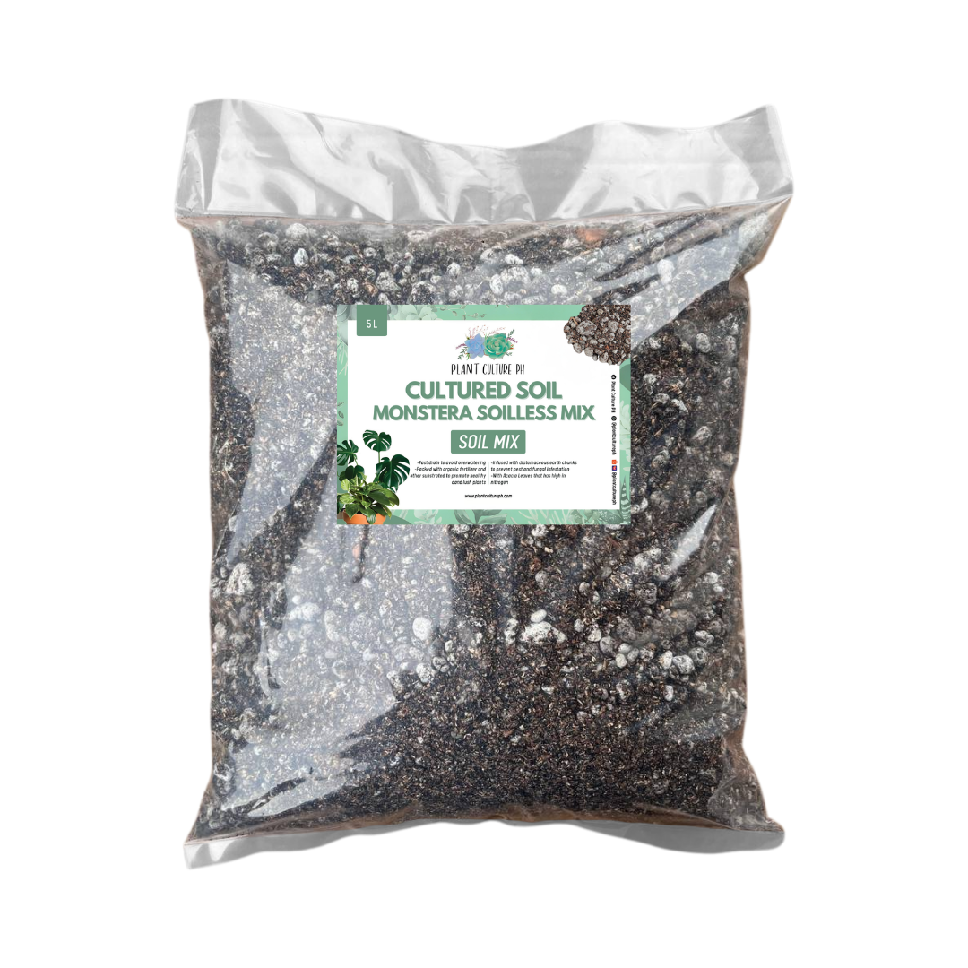 Cultured Soil Monstera Soilless Mix 1L & 5L | Ready-to-Use Soil Mix