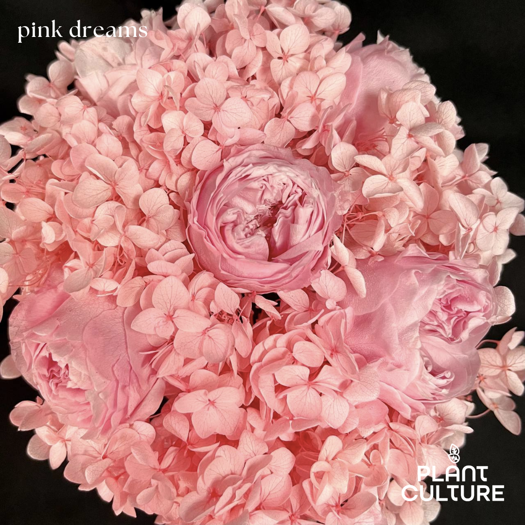 Pink Dreams Dried Flower Arrangement