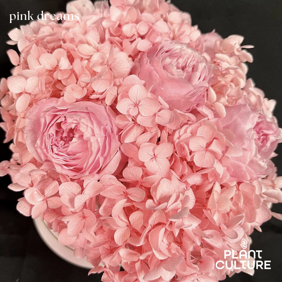 Pink Dreams Dried Flower Arrangement