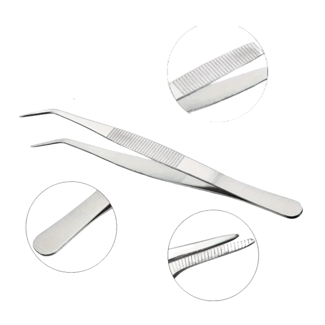 Multi-Functional Stainless Steel Tweezers
