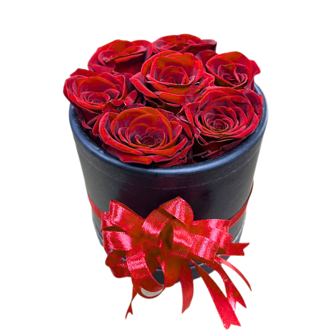 Red Radiance Preserved Dried Flower Arrangement