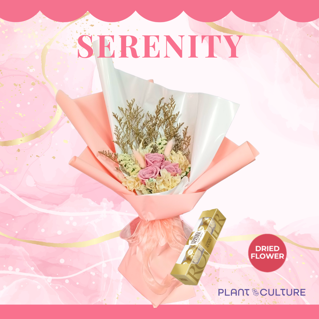Serenity Preserved Dried Flower Arrangement
