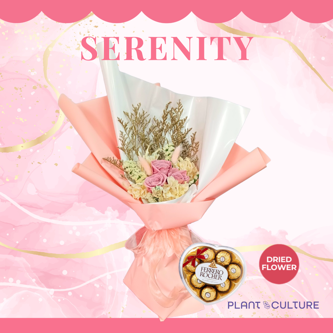 Serenity Preserved Dried Flower Arrangement