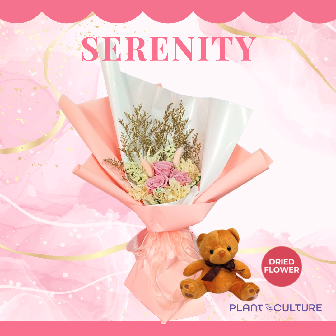 Serenity Preserved Dried Flower Arrangement