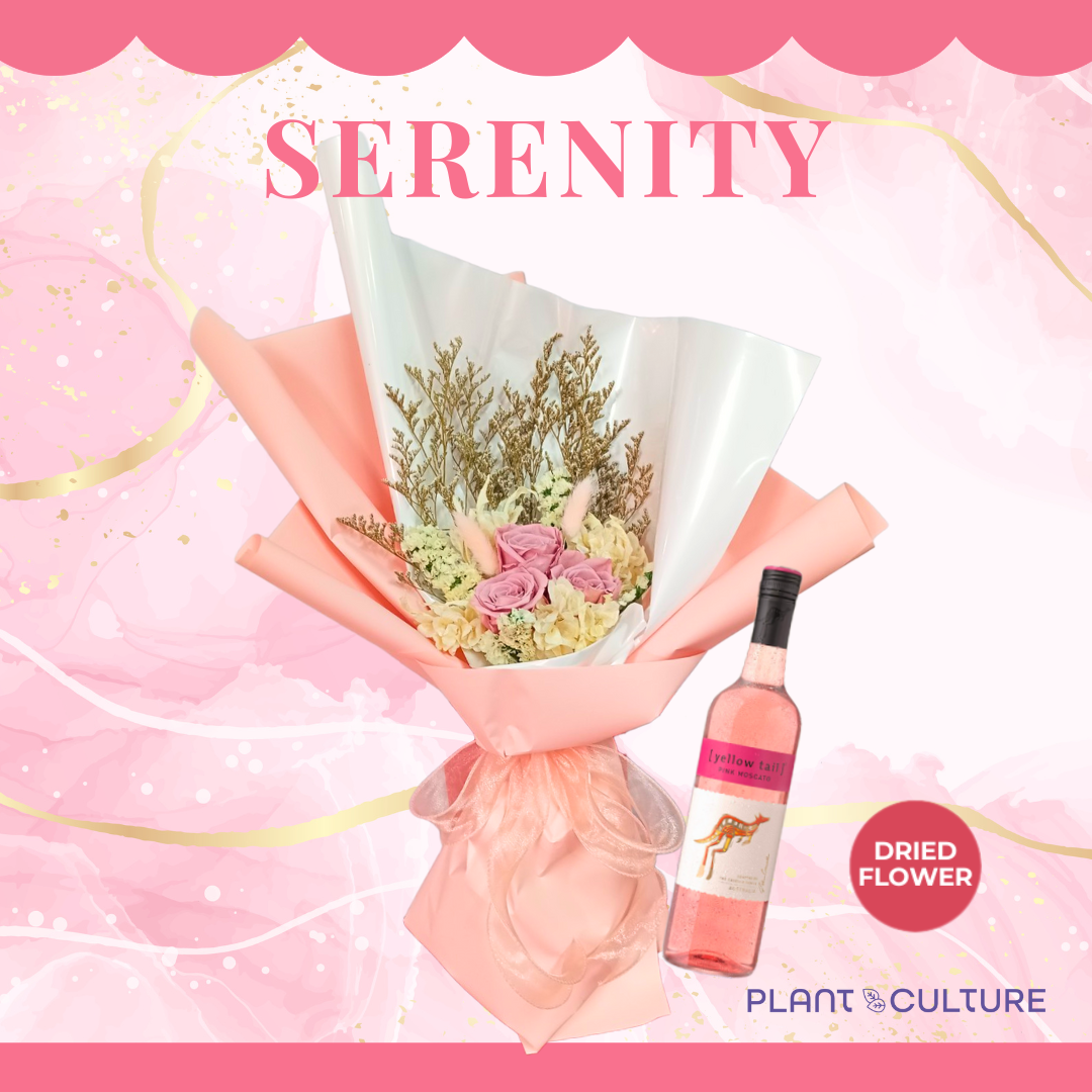 Serenity Preserved Dried Flower Arrangement