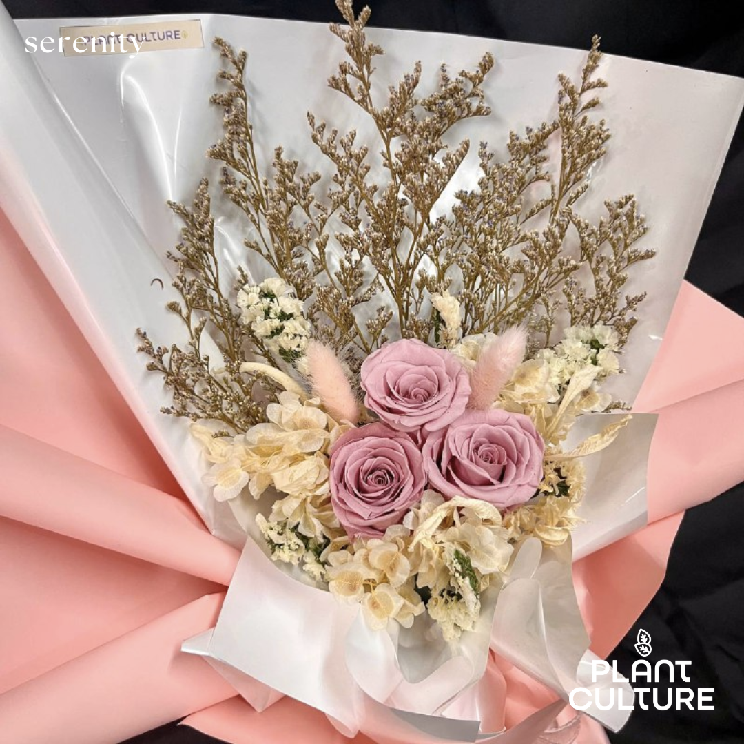 Serenity Preserved Dried Flower Arrangement
