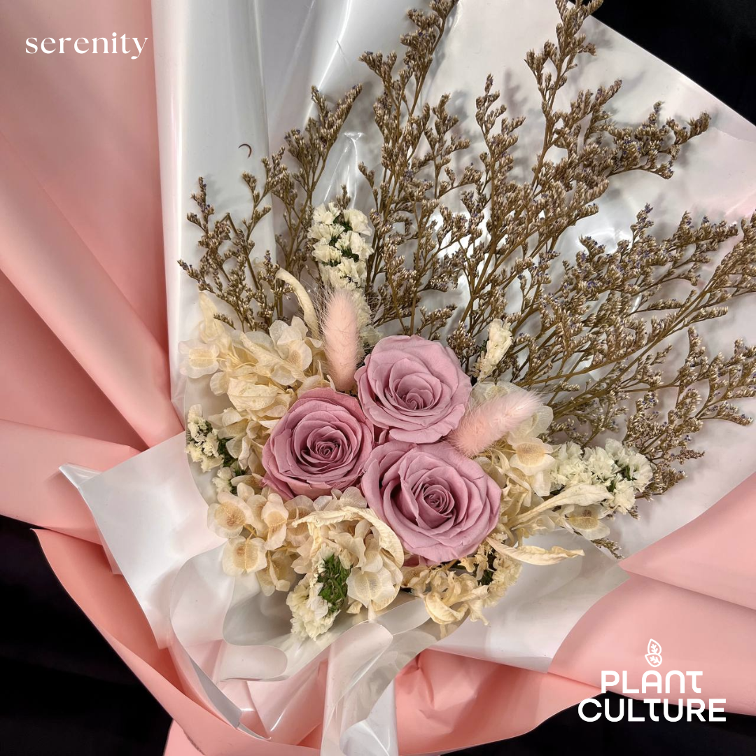 Serenity Preserved Dried Flower Arrangement