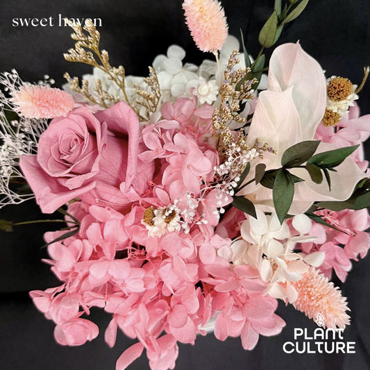 Sweet Haven Dried Flower Arrangement