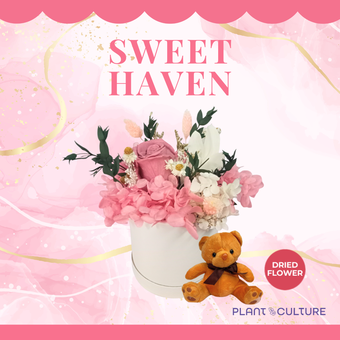 Sweet Haven Dried Flower Arrangement