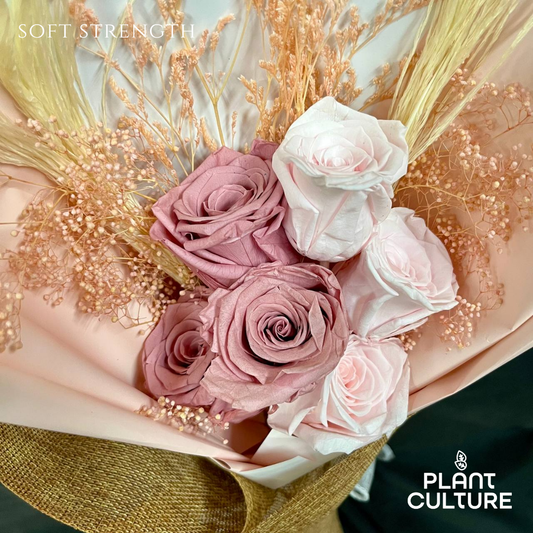 Mother's Day Dried Preserved Flower | Soft Strength