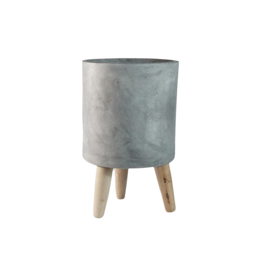 Classy Elevated Planter for House Plants | Cement Pots