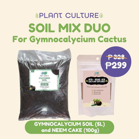 Soil Mix Duo II Gymnocalycium 5L & Neem Cake 100g