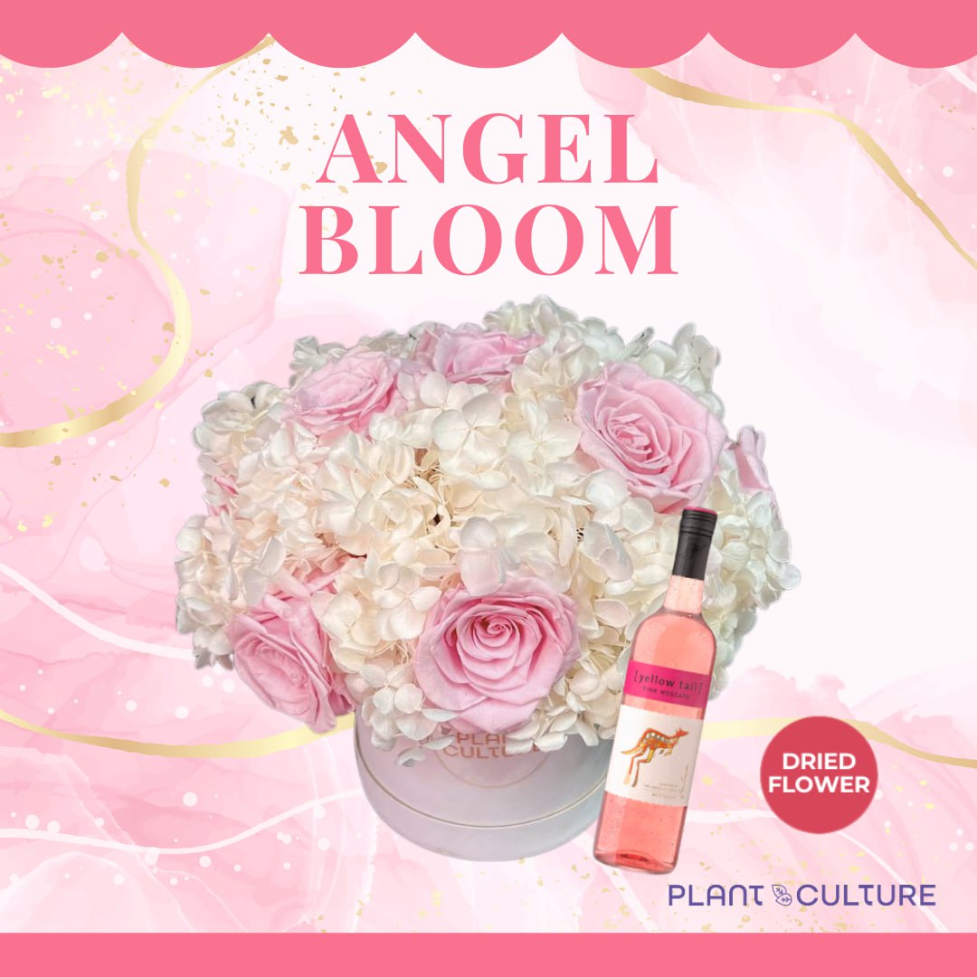 Pink Dreams Dried Flower Arrangement