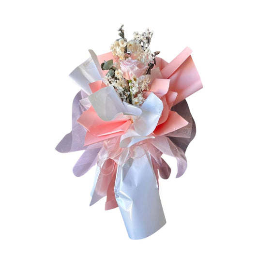 Blossom Preserved Pink Dried Flower Arrangement