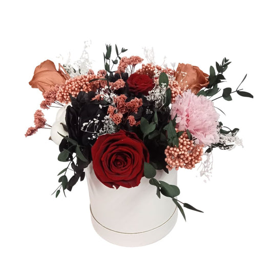 Scarlet Haze Dried Flower Arrangement