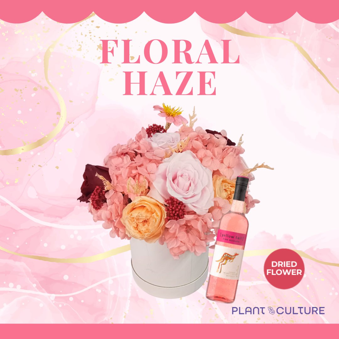 Floral Haze Dried Flower Arrangement