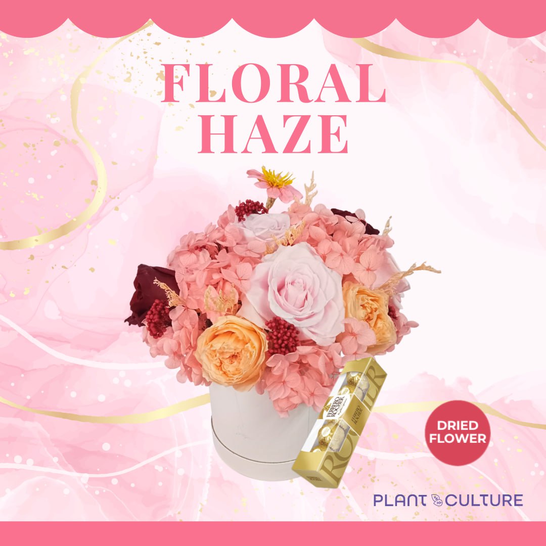 Floral Haze Dried Flower Arrangement