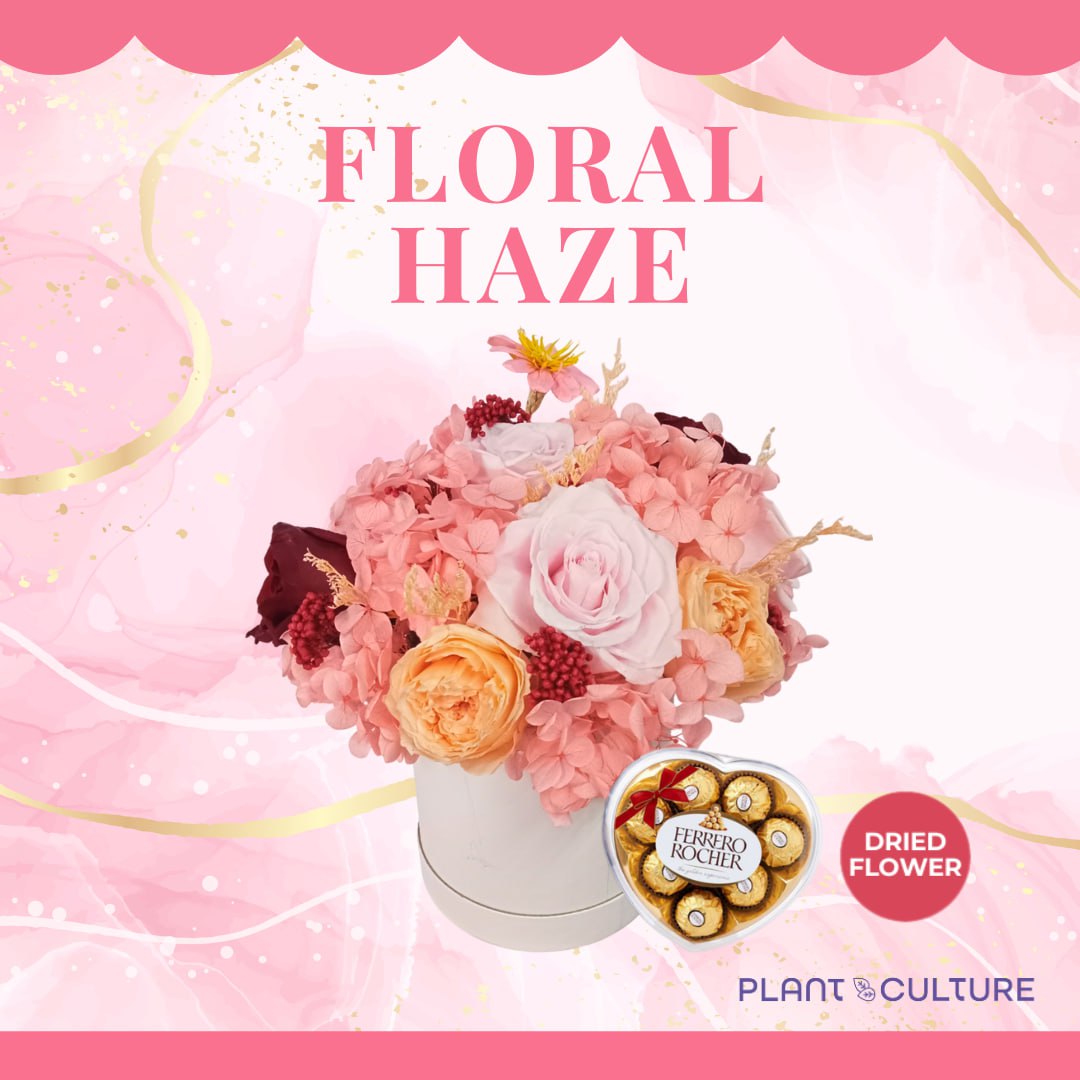 Floral Haze Dried Flower Arrangement