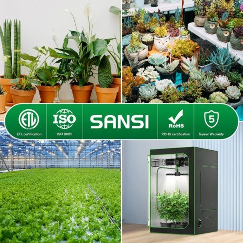 SANSI 60W LED Grow Light Bulb Daylight Full Spectrum E27 And Sunlight White Grow Light