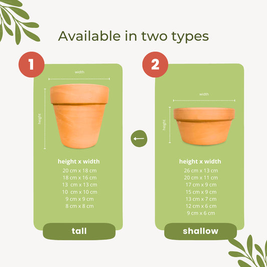 Plant Culture PH: Smooth Japanese Terracotta Planters (Large)