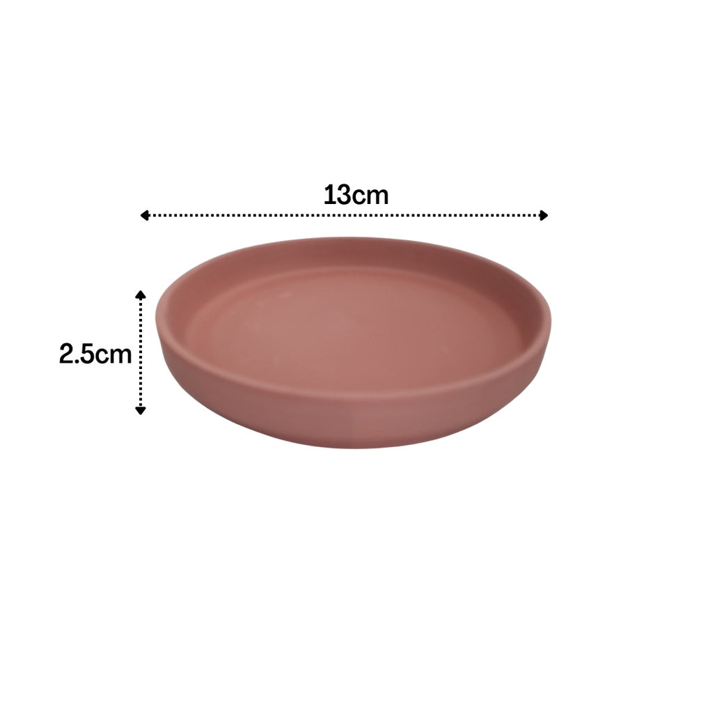 Japanese Terracotta Planters With Catch Plate | Clay Pots with Plant Saucer