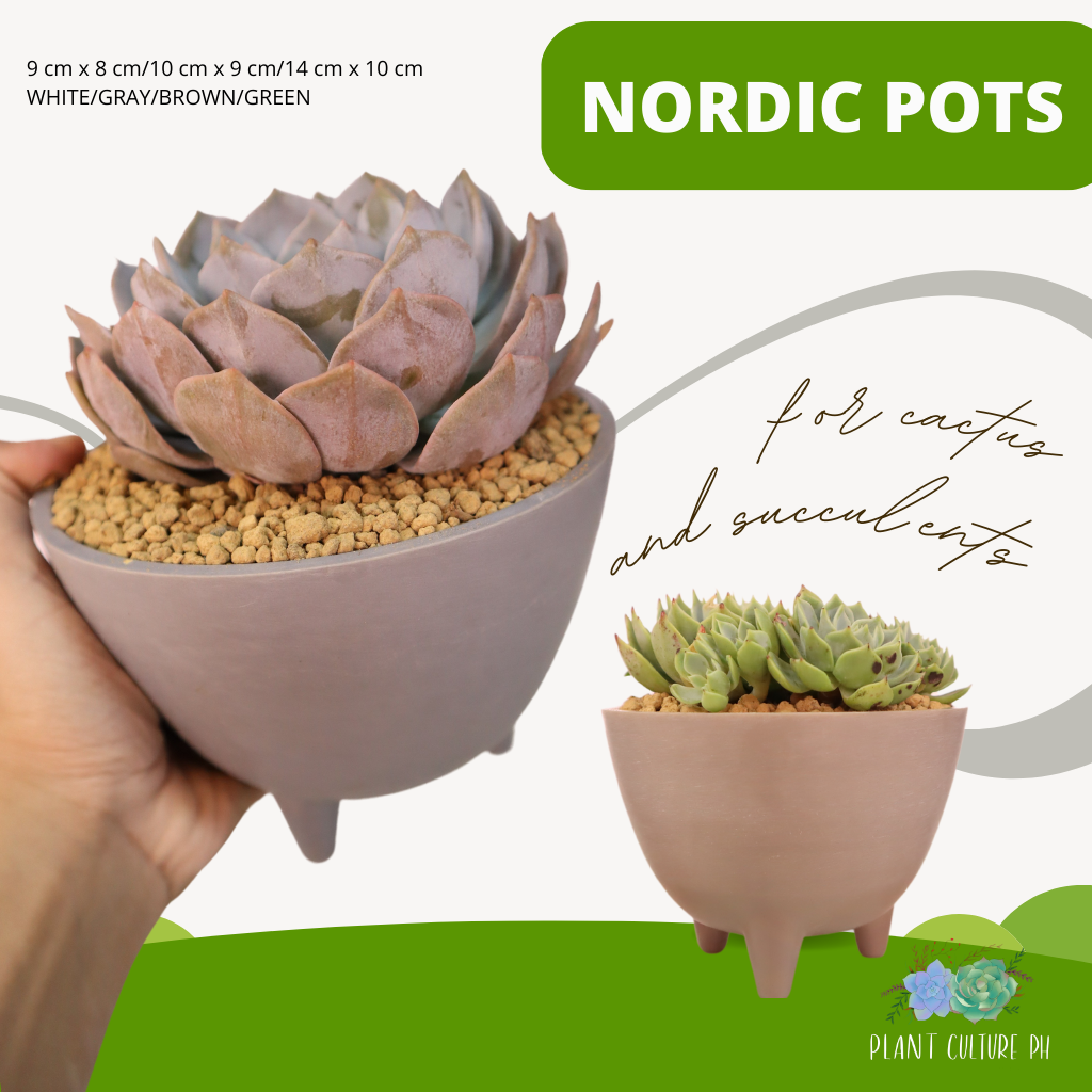 melamine plant pots Nordic Minimalist Footed Melamine Planter