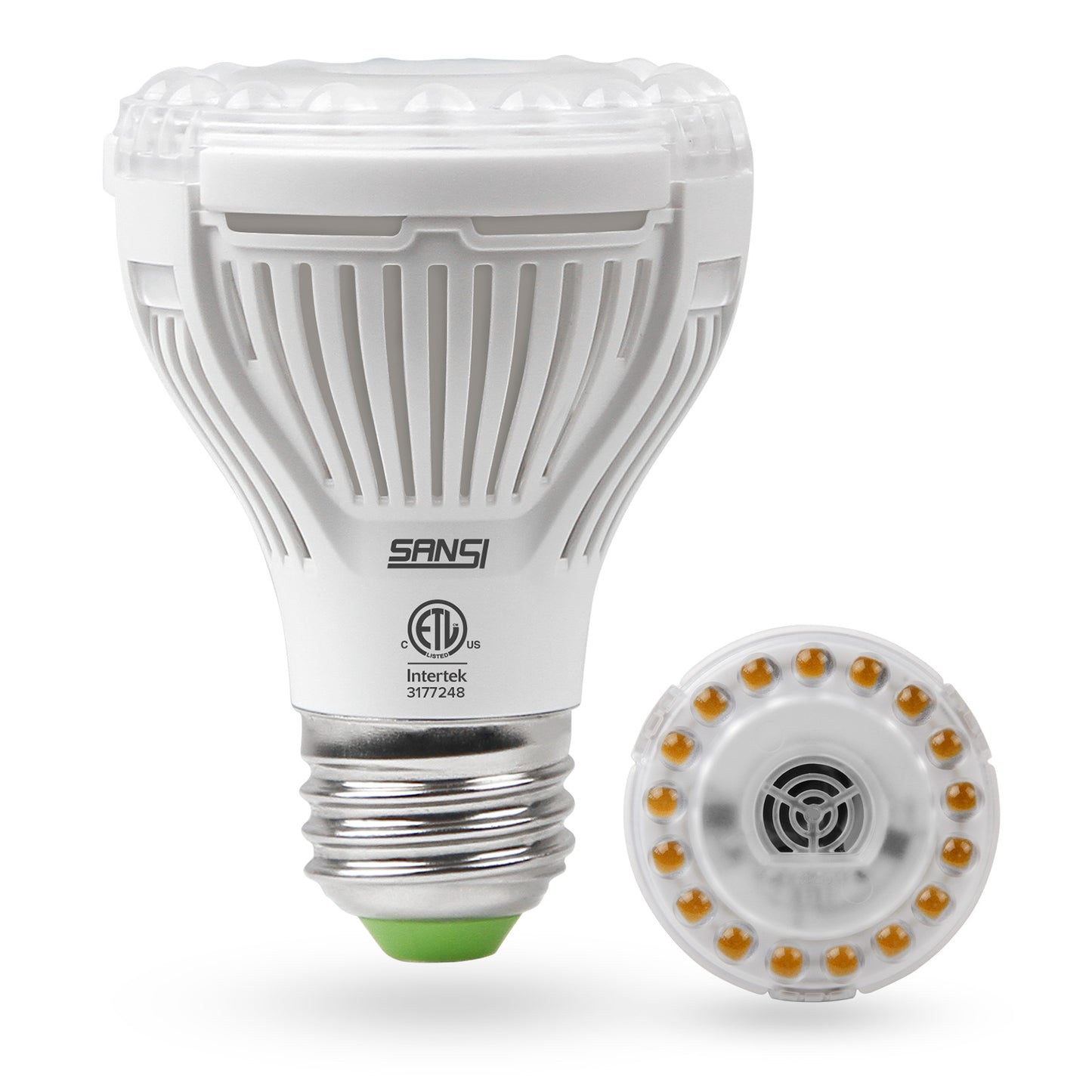 SANSI Grow Light Bulb Full Spectrum with Optical Lens for High PPFD, Perfect for Seeding and Growing of Indoor Plants, Flowers and Garden