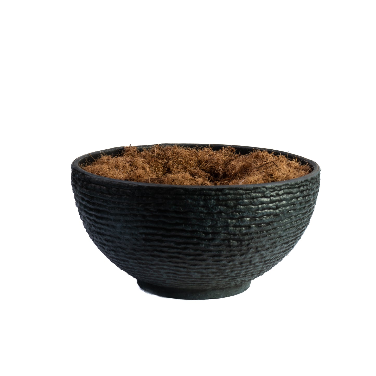 Classic Weave Design Bowl Planter | Plastic Pots