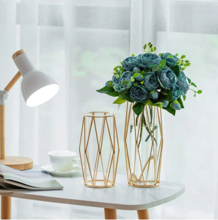 Geometric Rose Gold Vase by Plant Culture PH