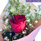 Venus Fresh Imported Red Rose Bouquet Single Stem