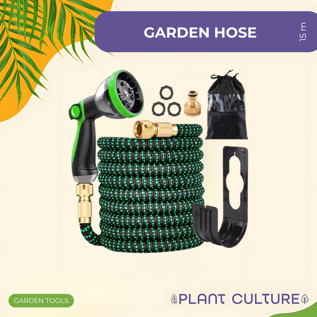 Expandable Garden Hose Set by Plant Culture PH