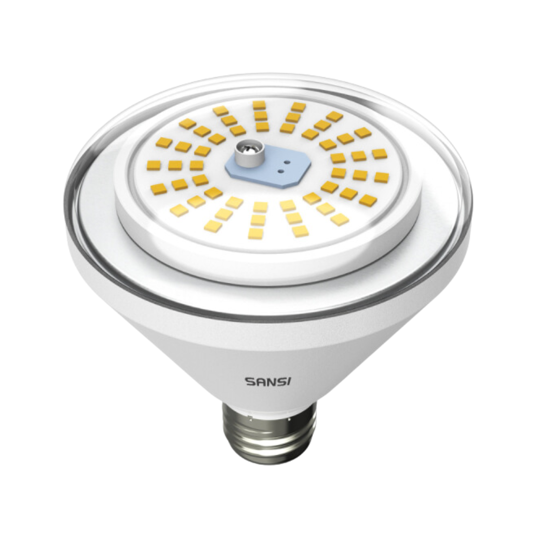 sansi grow light bulbs SANSI BR30 22W / 24W Full Spectrum Grow Light Bulb with 120° Wide Beam – Plant Culture PH
