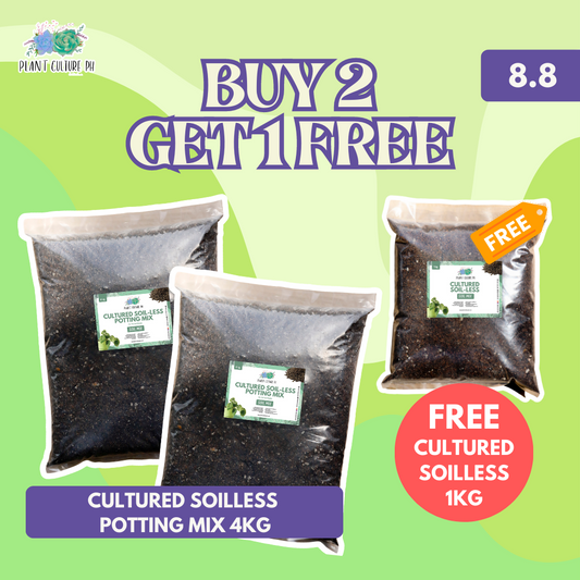 Plant Culture Buy 2 Soilless Potting Mix 4kg Get 1 FREE Soilless Potting Mix 1kg