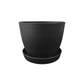 Plant Culture Urban Planter – B Series Classic Curve pot w/ Catch plate for Plants