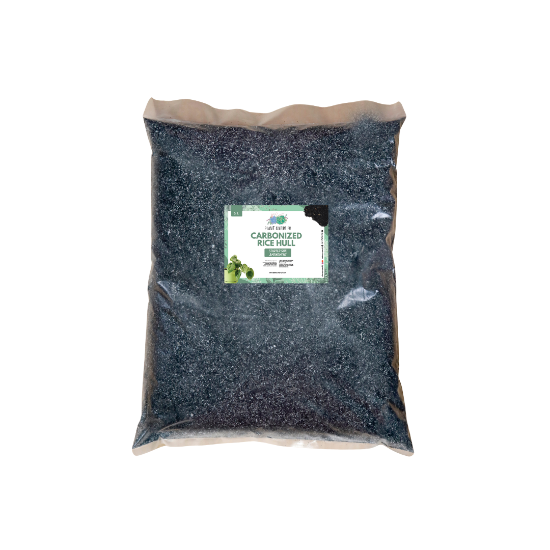 Carbonized Rice Hull (Crh) I Starter Soil Amendment For Plants, Houseplants, Cactus, Succulents