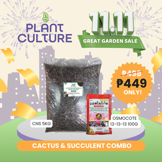 Bundle - Cactus & Succulents Combo | 5kg CNS + 100g 13-13-13 Osmocote