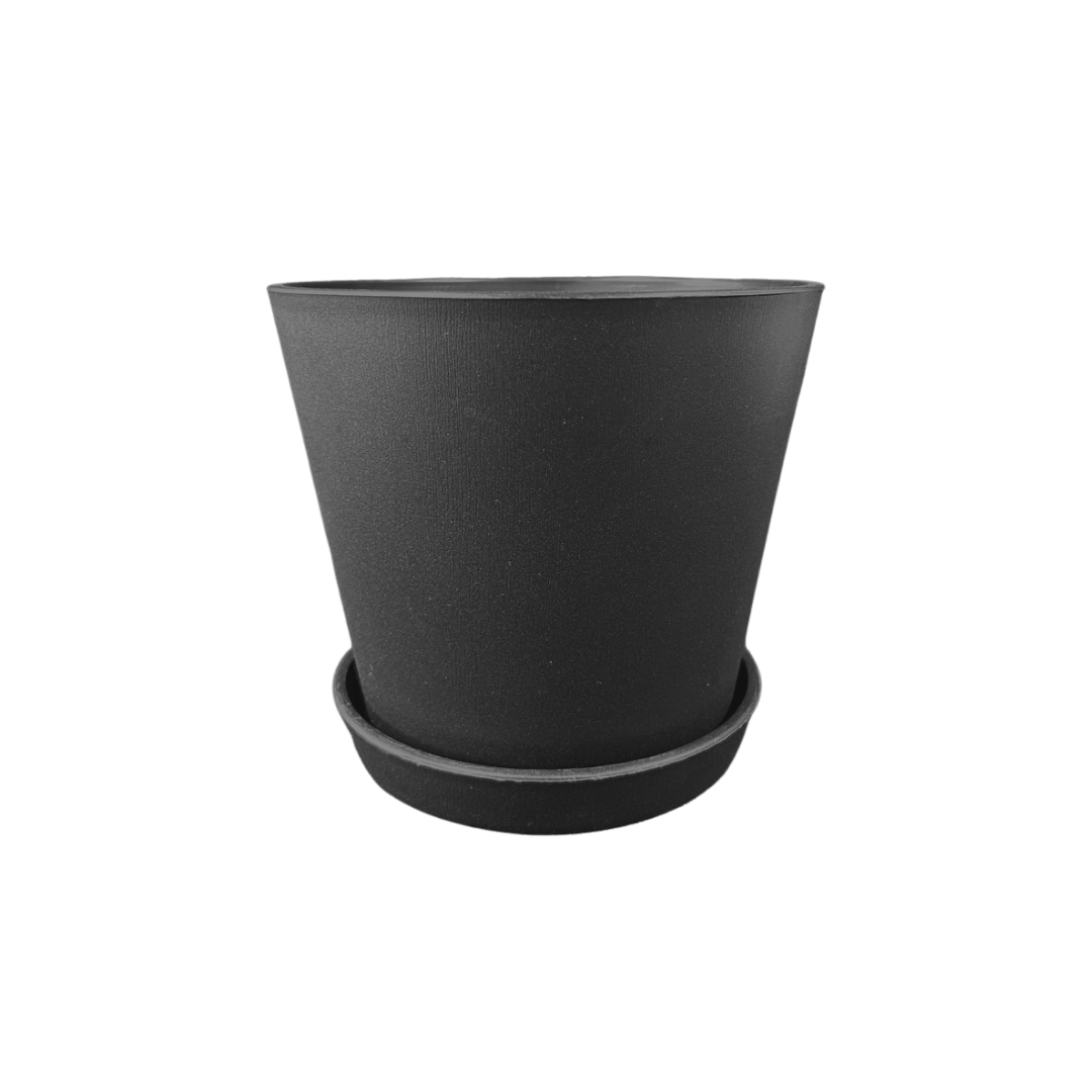 Plant Culture Urban Planter – Modern Taper w/ Catch Plate for plants