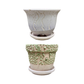 Edge Pot with Catch Plate and 2-Tone Pot 4"x3.5"