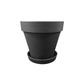 Plant Culture Urban Planter – F1 Tall Curve w/ Catch Plate for plants