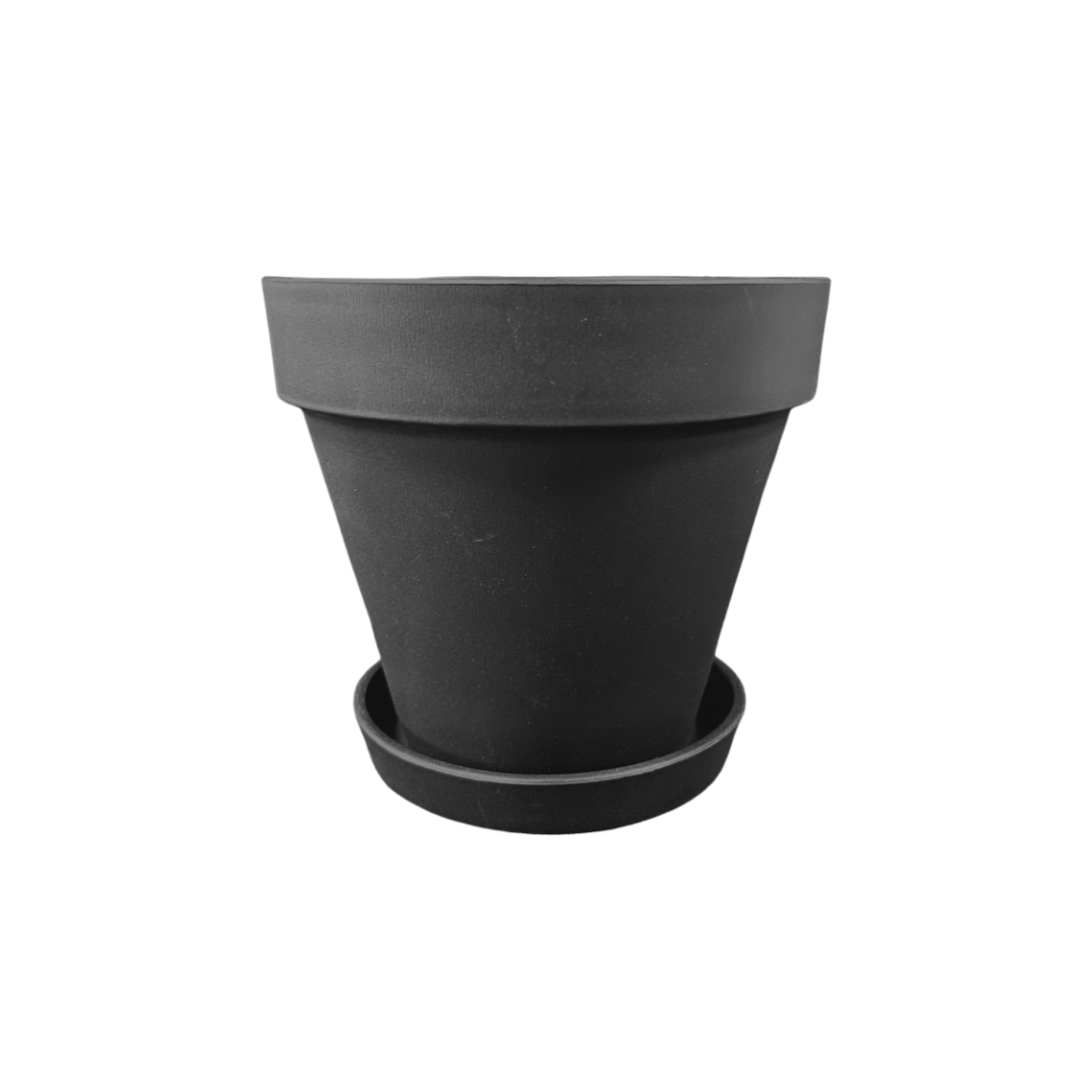 Plant Culture Urban Planter – F1 Tall Curve w/ Catch Plate for plants