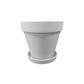 Plant Culture Urban Planter – F1 Tall Curve w/ Catch Plate for plants