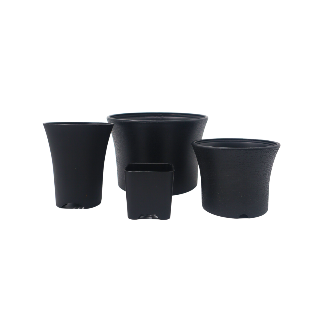 Black Thailand Plastic Pots for Plants, Cactus & Succulents