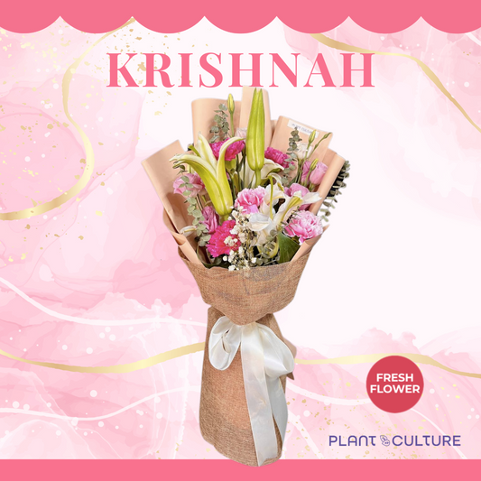 Krishnah  Mixed Fresh Flower Arrangement