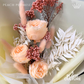 Peach Promise Preserved Dried Flower Arrangement