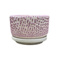 Pebble Shallow Ceramic Pot with Catch Plate (3 × 1.5 in)
